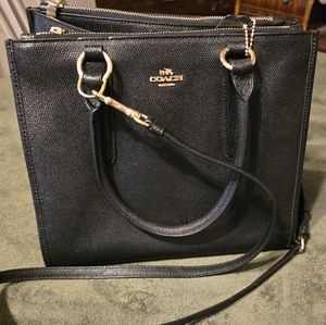 Coach leather crossbody bag